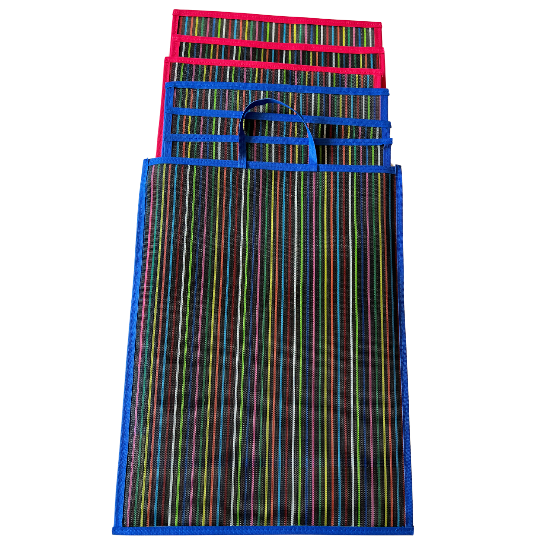 Set de 6 manteles individuales negro Azafranto